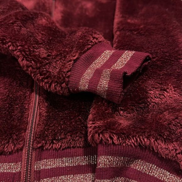 Arizona company Super Cozy Girls deep plum Girls  Zip Up  10/12 - Picture 4 of 4